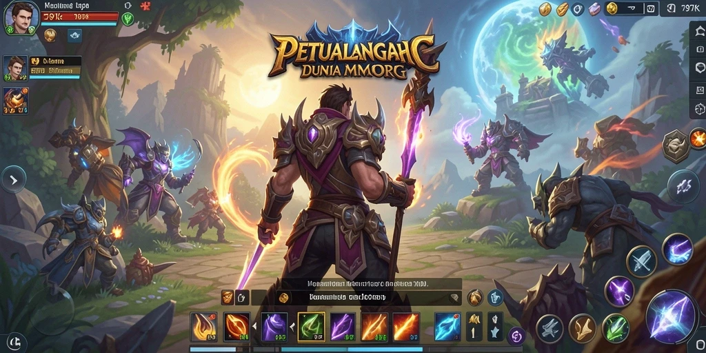 Tampilan gameplay <strong>797K</strong> dalam dunia MMORPG yang menakjubkan.