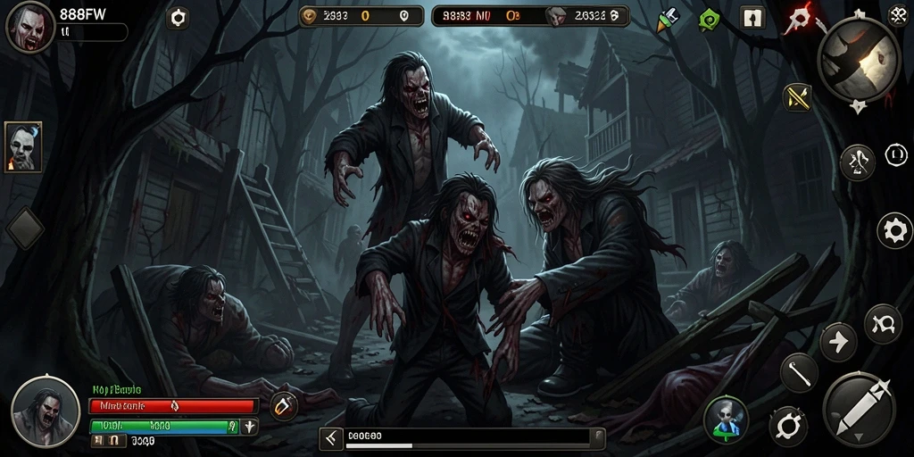 Gameplay menakutkan dari 888FW di dunia kegelapan.