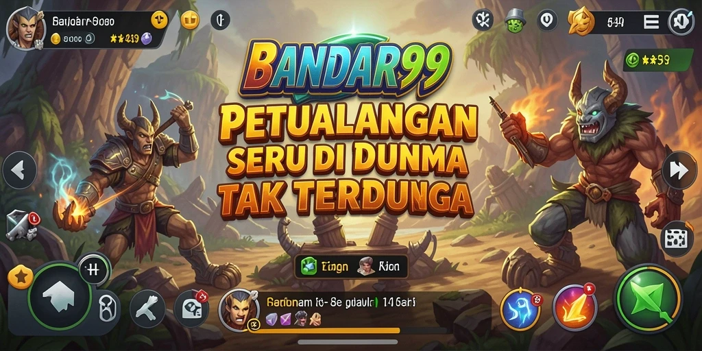 Tangkapan layar gameplay BANDAR99 yang menampilkan petualangan seru di dunia penuh tantangan.