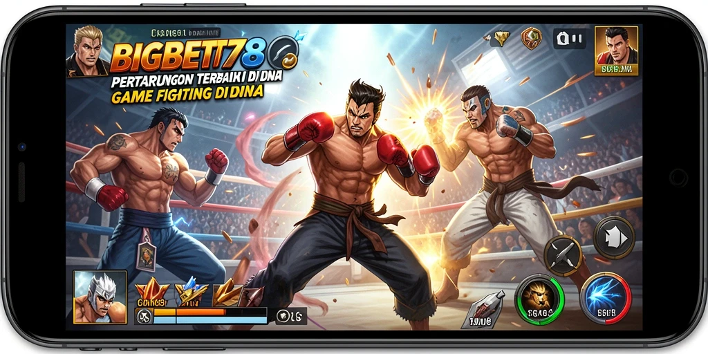 Gameplay seru dengan karakter Fighting yang beragam.
