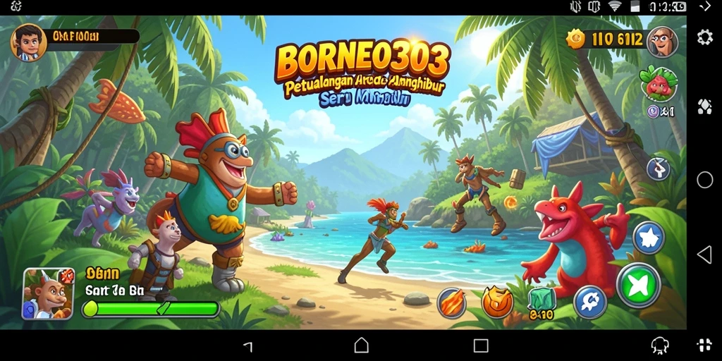 Tangkapan layar dari gameplay seru BORNEO303 dengan aksi menegangkan.