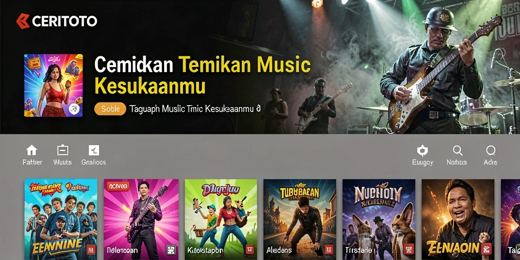 Tampilan gameplay CERITOTO yang interaktif dan penuh warna.