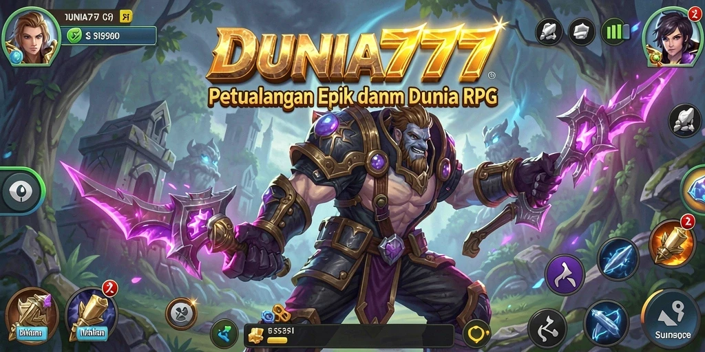 Tampilan gameplay DUNIA777 yang menakjubkan dan mengasyikkan.
