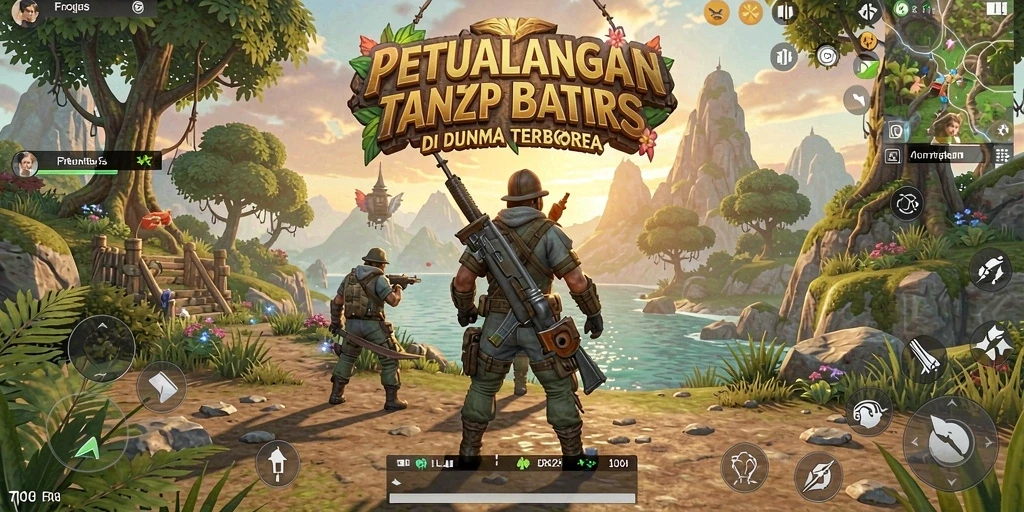 Screenshot gameplay FO8 menampilkan eksplorasi dunia terbuka yang memukau.