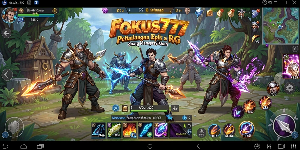 Gameplay seru dan menegangkan dalam FOKUS777.