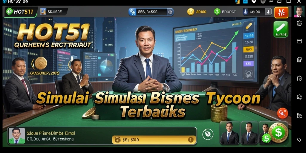Tangkapan layar dari gameplay seru HOT51 dengan strategi Tycoon.