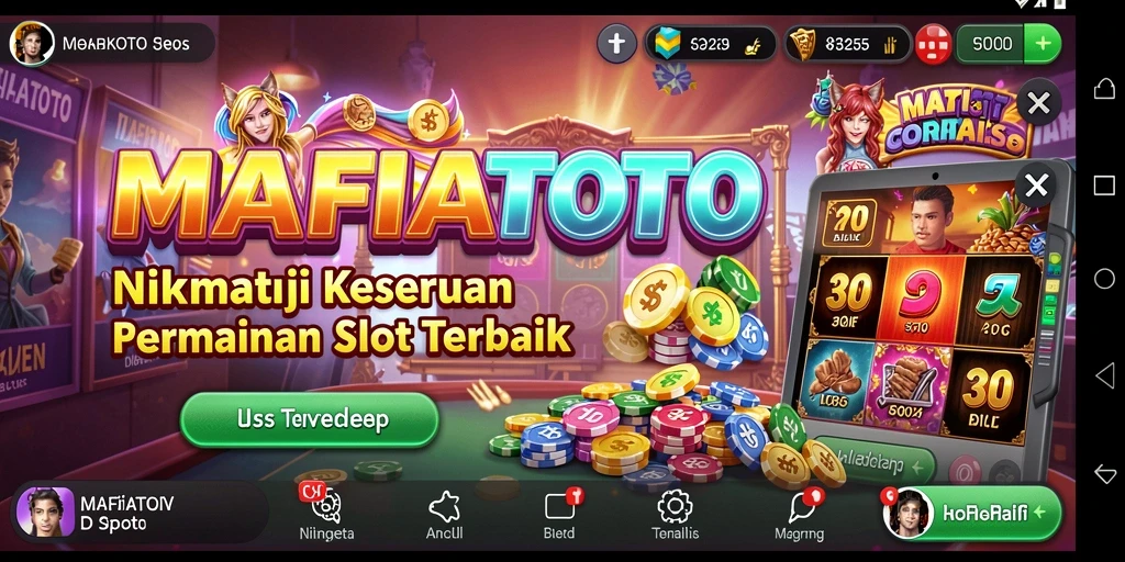 Tampilan menarik dari gameplay MAFIATOTO yang penuh warna.