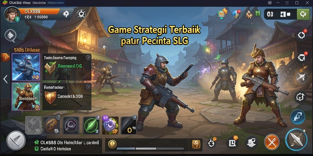 Tangkapan layar dari mode permainan SLG yang mendebarkan di OLX888.