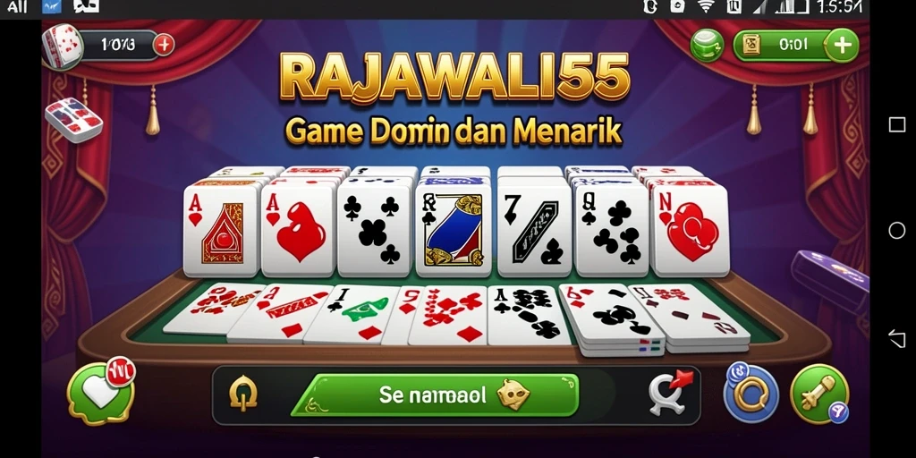 Gameplay seru RAJAWALI55 dengan grafis menawan.