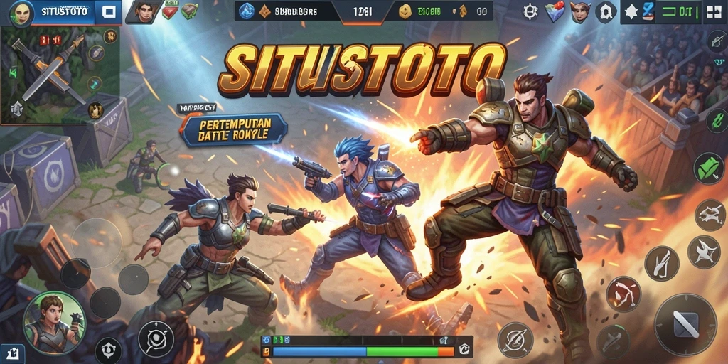 Gameplay seru dan mendebarkan di SITUSTOTO Battle Royale.