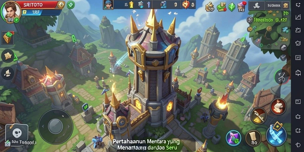 Tampilan gameplay SRITOTO yang intens dan berstrategi.