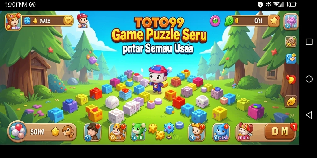 Screenshot TOTO99 menampilkan gameplay seru dan menantang dari teka-teki Puzzle.