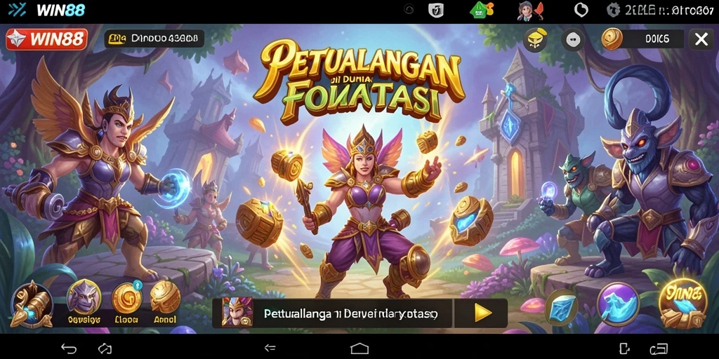 Gameplay seru WIN88 dengan petualangan menegangkan.